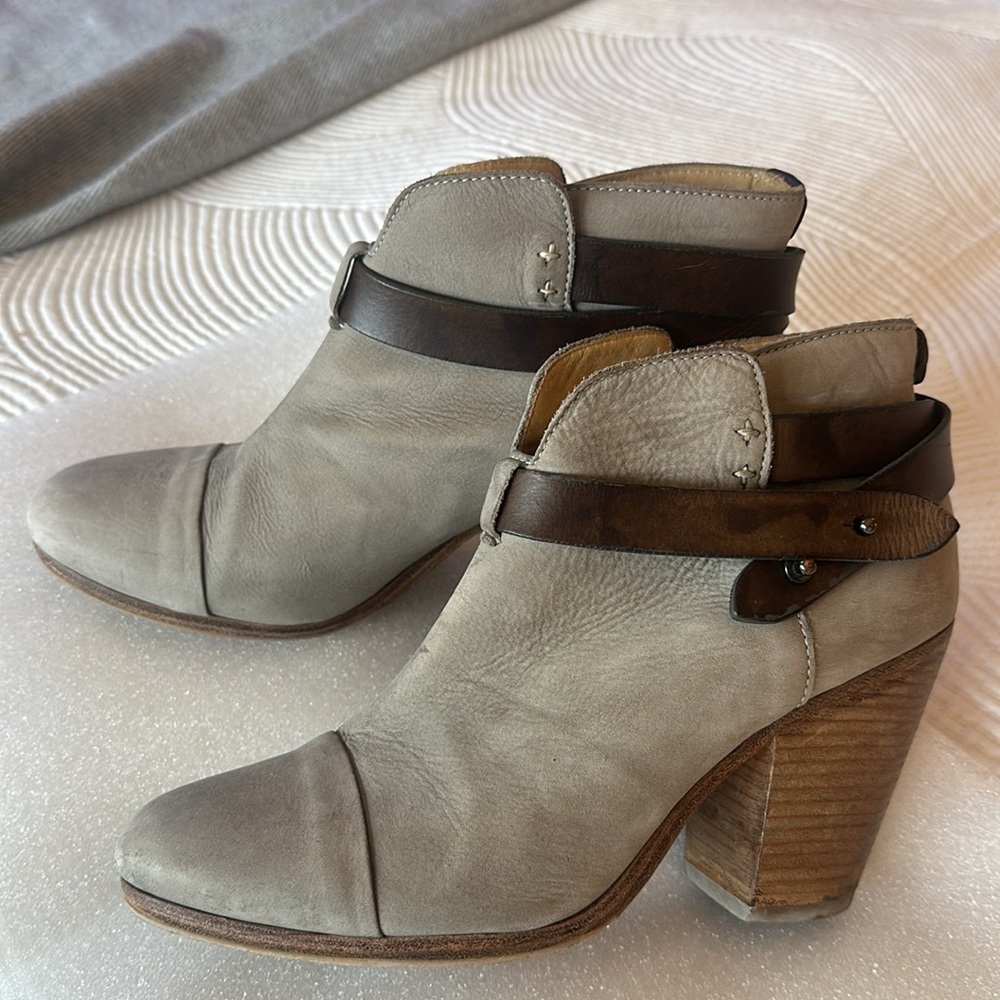 Rag & Bone Dusty Grey Ankle Boots size 39